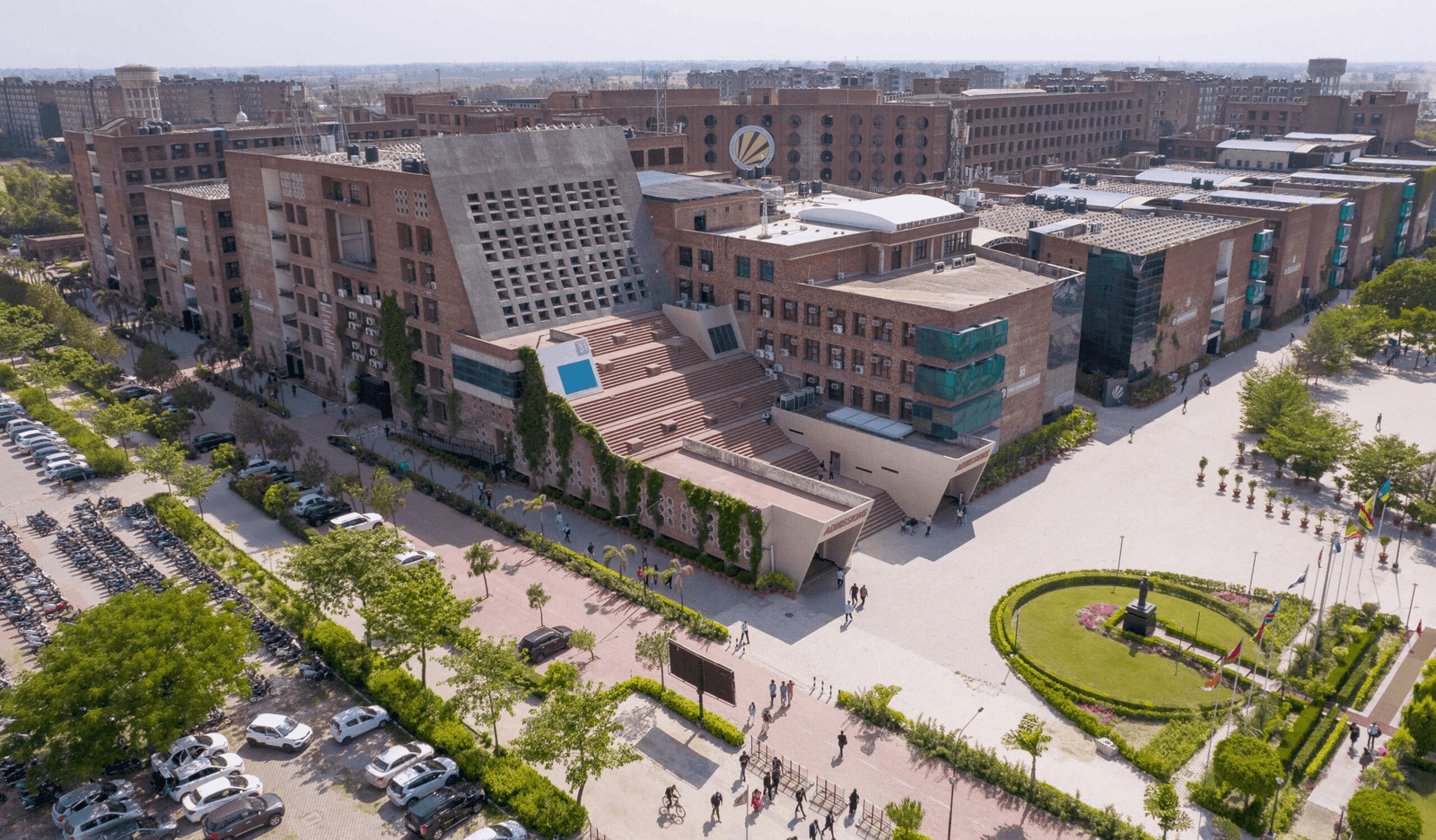 Aerial view of Lovely Professional University’s campus